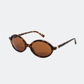 Round sunglasses lens close-up detail — Rio — Velezeco