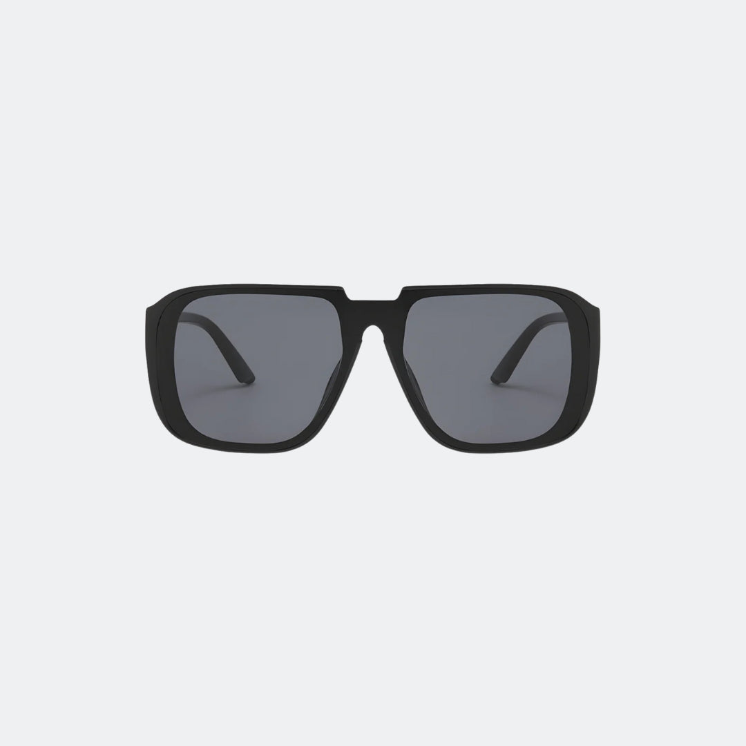 Aviator sunglasses temple and hinge detail — Verona — Velezeco