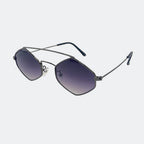 Polarized sunglasses angled three-quarter view — Zaya — Velezeco