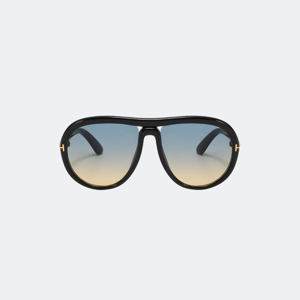 Aviator sunglasses front view — Marbella — Velezeco