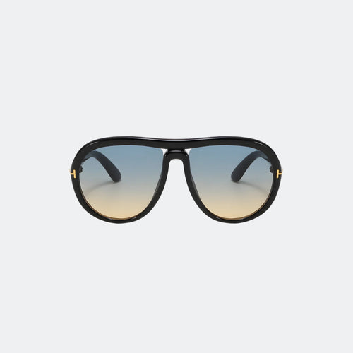 Aviator sunglasses front view — Marbella — Velezeco