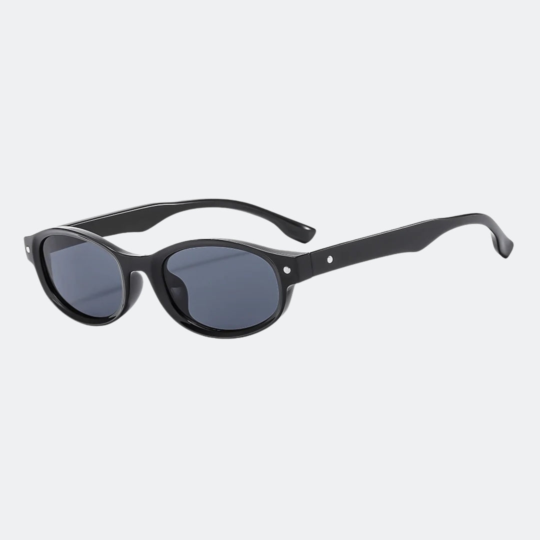 Round sunglasses full-frame studio view — Kessie — Velezeco