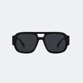 Oversized sunglasses side profile — Crimson — Velezeco