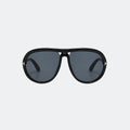 Aviator sunglasses worn by model outdoors — Marbella — Velezeco