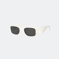 Square sunglasses angled three-quarter view — Evelyn Sunglasses — Velezeco