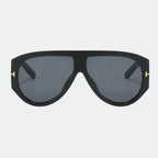 Aviator sunglasses temple and hinge detail — Veneza — Velezeco