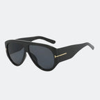 Aviator sunglasses folded flat view — Veneza — Velezeco