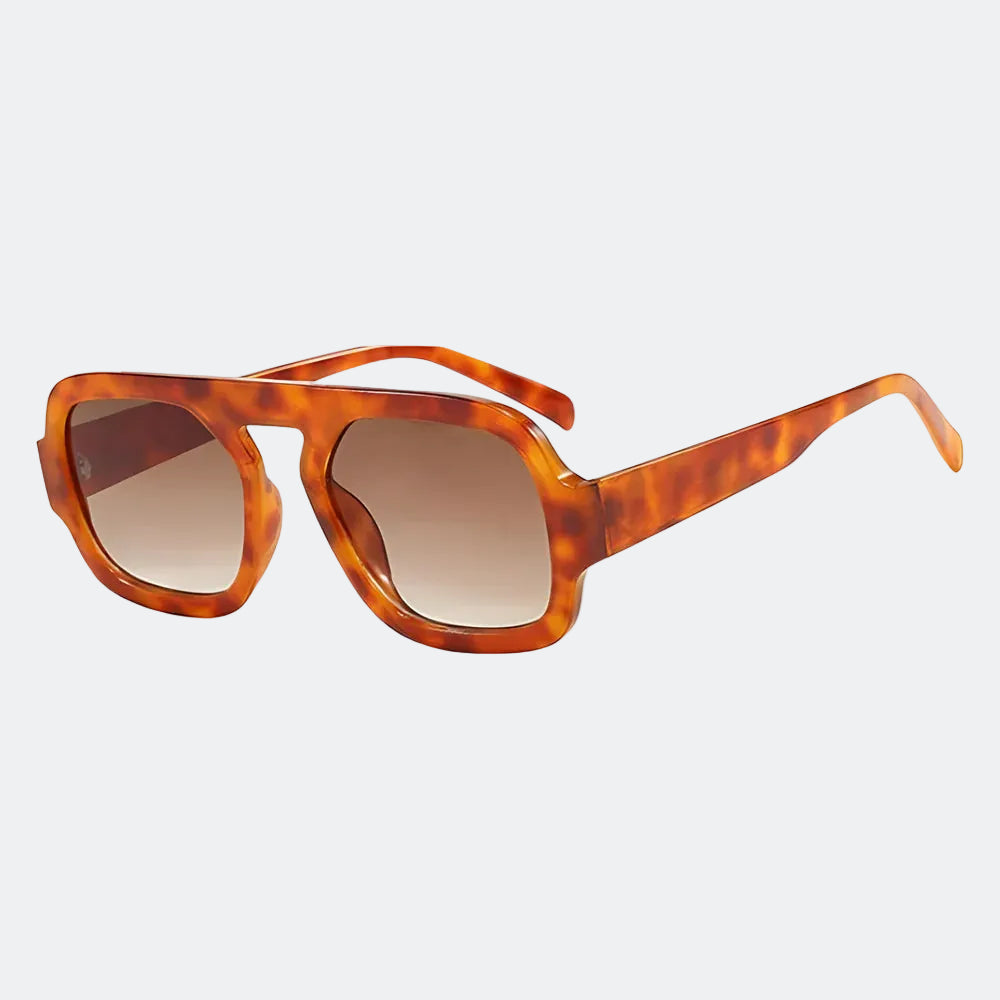 Men's sunglasses lens close-up detail — Vortex — Velezeco